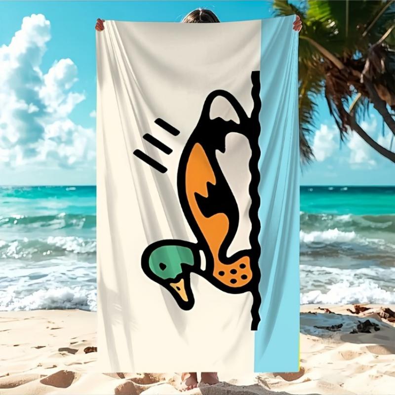 A Cartoon Yellow Duck Printed Beach Towel,Soft And Absorbent, Lightweight Beach Towel, Suitable for Hand Washing/Machine Washing W30*H60(CM)
A Cartoon Yellow Duck Printed Beach Towel,Soft And Absorbent, Lightweight Beach Towel, Suitable for Hand Washing/Machine Washing W30*H60(CM)