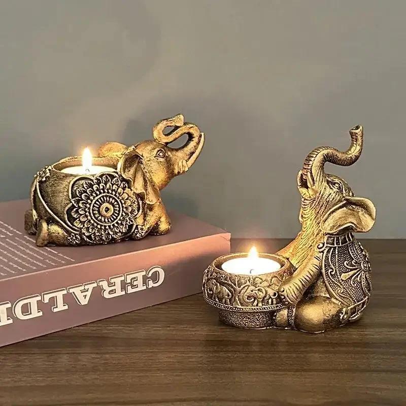 1PC Animal Candle Holder Elephant Trunk Sculpture Tealight Candle Holder Ornamental Small Candle Rod Holder Lucky Prize
1PC Animal Candle Holder Elephant Trunk Sculpture Tealight Candle Holder Ornamental Small Candle Rod Holder Lucky Prize