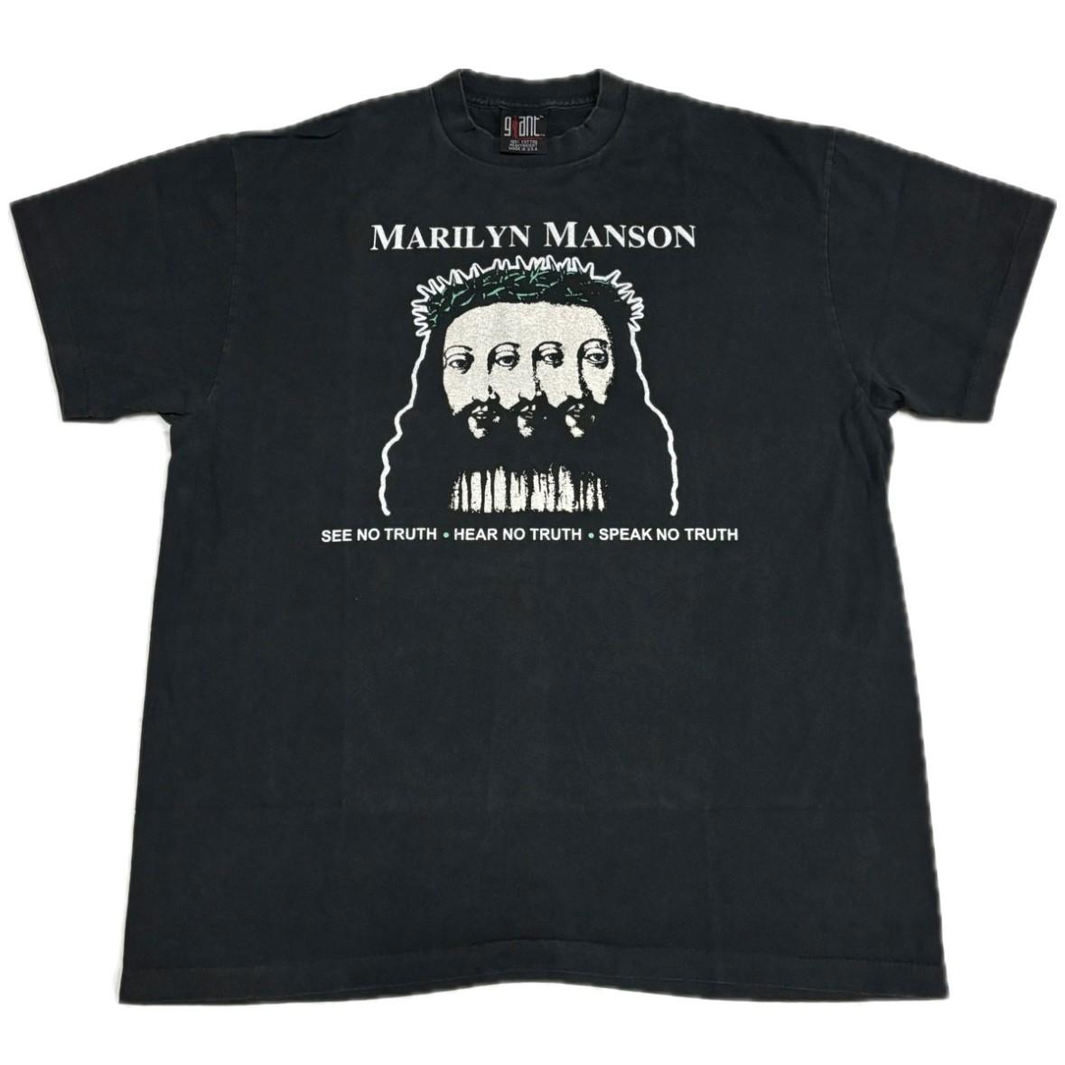 Vintage 90s Marilyn Manson Believe Tour XL Single Stitch Giant T-Shirt Mens Womens Tees Top REPRINT XL
Vintage 90s Marilyn Manson Believe Tour XL Single Stitch Giant T-Shirt Mens Womens Tees Top REPRINT XL