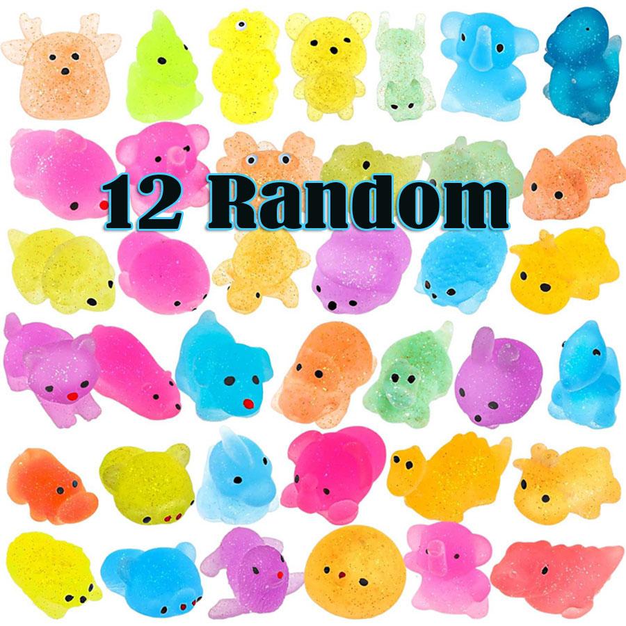 12/36PCS for Kids Mochi Animal Squishies Toys Glitter Mochi Squishy Random Kawaii Mini Squishies Stress Relief Toy Party Favors
12/36PCS for Kids Mochi Animal Squishies Toys Glitter Mochi Squishy Random Kawaii Mini Squishies Stress Relief Toy Party Favors