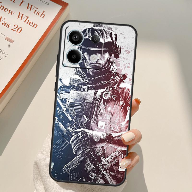 Army Soldier Special Forces Funda For Xiaomi Redmi Note 14 13 12 10 11 15 Pro Plus Case For Redmi 15C 10C 12C 13C 14C 15 Redmi 12C
Army Soldier Special Forces Funda For Xiaomi Redmi Note 14 13 12 10 11 15 Pro Plus Case For Redmi 15C 10C 12C 13C 14C 15 Redmi 12C