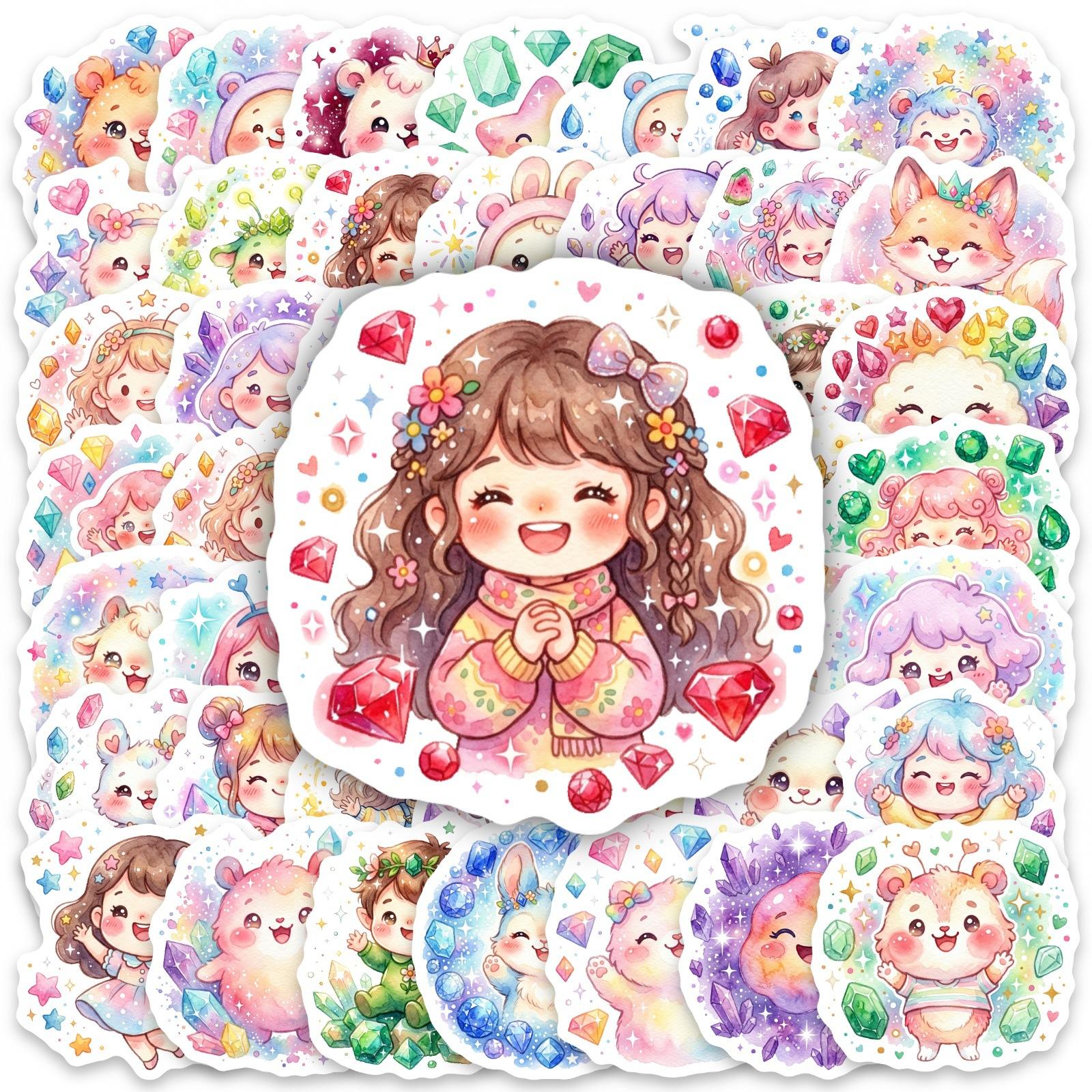 50 Gem Girl And His Pixie Stickers Hand Account Diy Decorative Material Stickers
50 Gem Girl And His Pixie Stickers Hand Account Diy Decorative Material Stickers
