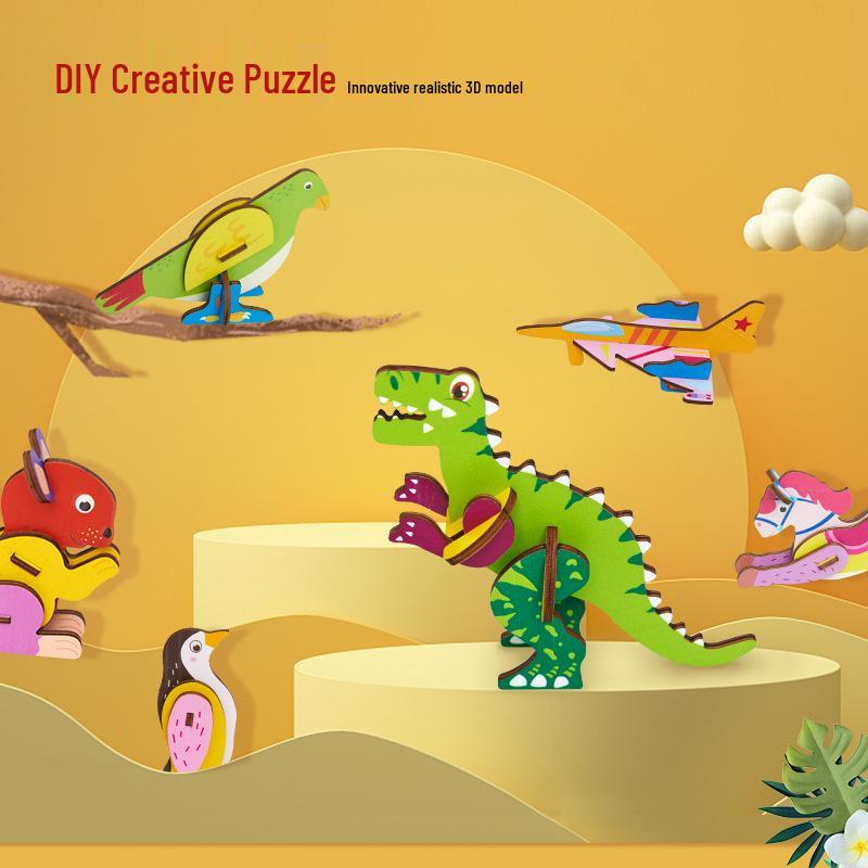 3D Wooden Puzzle: Educational Hand-Grasp Toy for Early Childhood Cognitive Development
3D Wooden Puzzle: Educational Hand-Grasp Toy for Early Childhood Cognitive Development