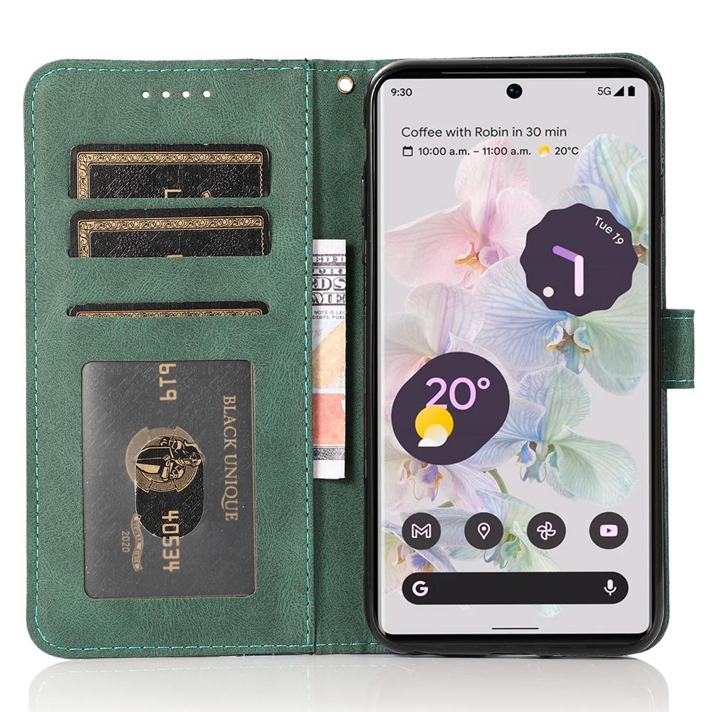 For Google Pixel 7a Splicing Wallet Phone Case Folio Flip PU Leather Stand Phone Cover Black+Brown
For Google Pixel 7a Splicing Wallet Phone Case Folio Flip PU Leather Stand Phone Cover Black+Brown