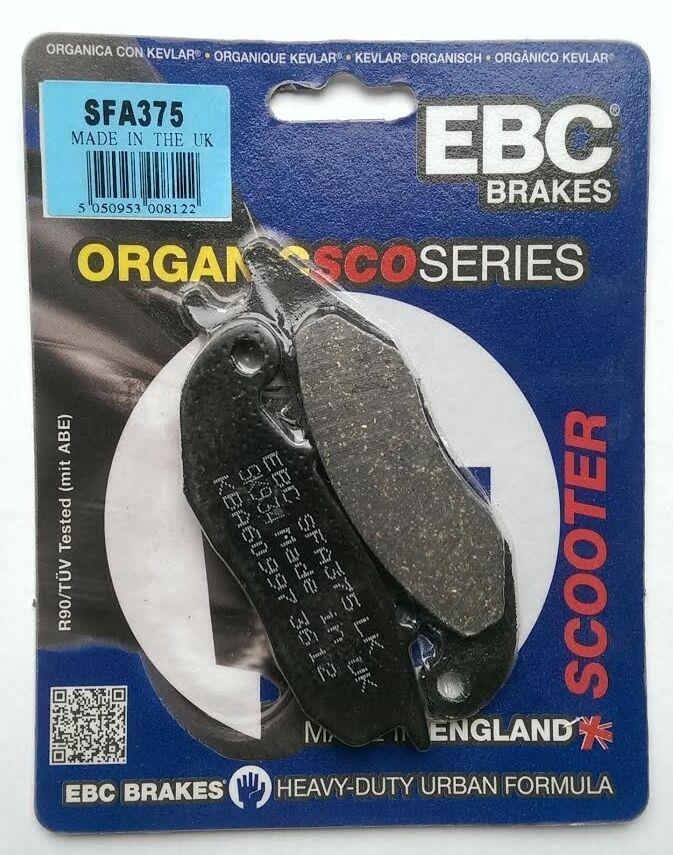 Ebc Sfa375 2003-2011 Honda Innova 125 Совместимые передние тормозные колодки Органические колодки
Ebc Sfa375 2003-2011 Honda Innova 125 Совместимые передние тормозные колодки Органические колодки