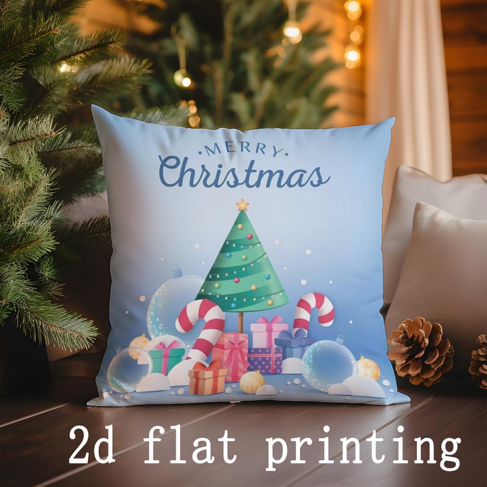 Home Decor Christmas Wreath & Santa Pillows Suitable For Sofa Bedroom Car Pillow Cover Cushion Rectangular Back Cushion 40x40cm
Home Decor Christmas Wreath & Santa Pillows Suitable For Sofa Bedroom Car Pillow Cover Cushion Rectangular Back Cushion 40x40cm