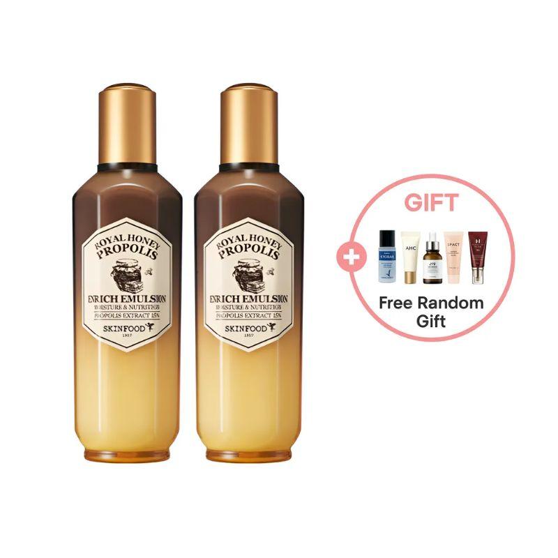 SKINFOOD Royal Honey Propolis Enrich Emulsion 160 ml × 2
SKINFOOD Royal Honey Propolis Enrich Emulsion 160 ml × 2