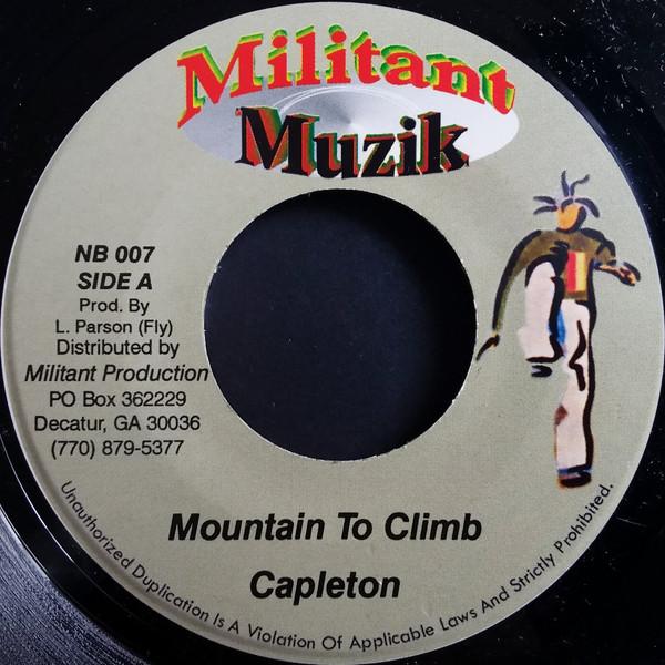 7inch Record CAPLETON - Mountain To Climb NB007 Militant Muzik Jamaica Reggae, Ska & Dub Used
7inch Record CAPLETON - Mountain To Climb NB007 Militant Muzik Jamaica Reggae, Ska & Dub Used