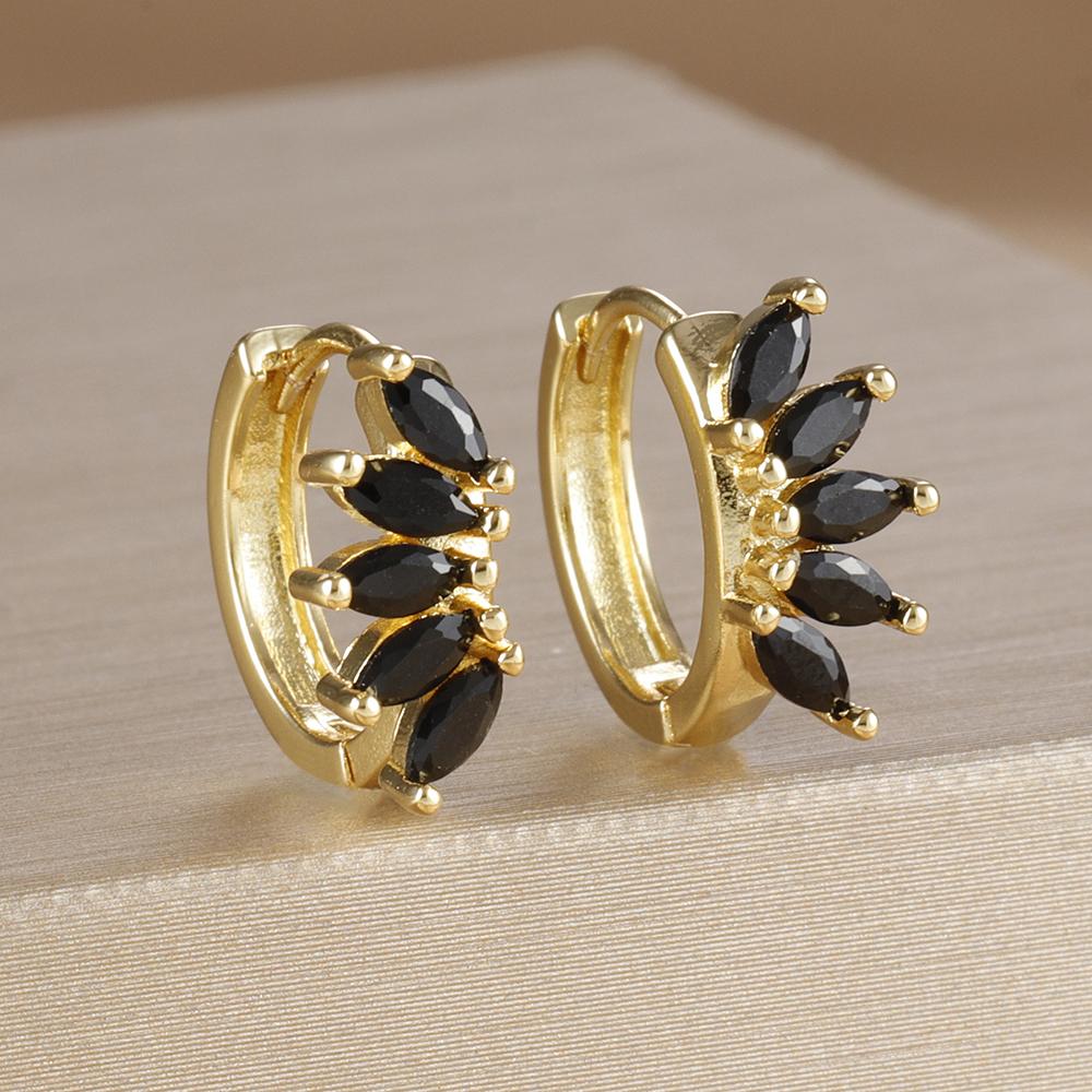 Light Luxury Horse Eye Zircon Hoop Earrings for Woman 18K Gold Plated Unique Punk Circle Round Piercing Earring Party Jewelry
Light Luxury Horse Eye Zircon Hoop Earrings for Woman 18K Gold Plated Unique Punk Circle Round Piercing Earring Party Jewelry
