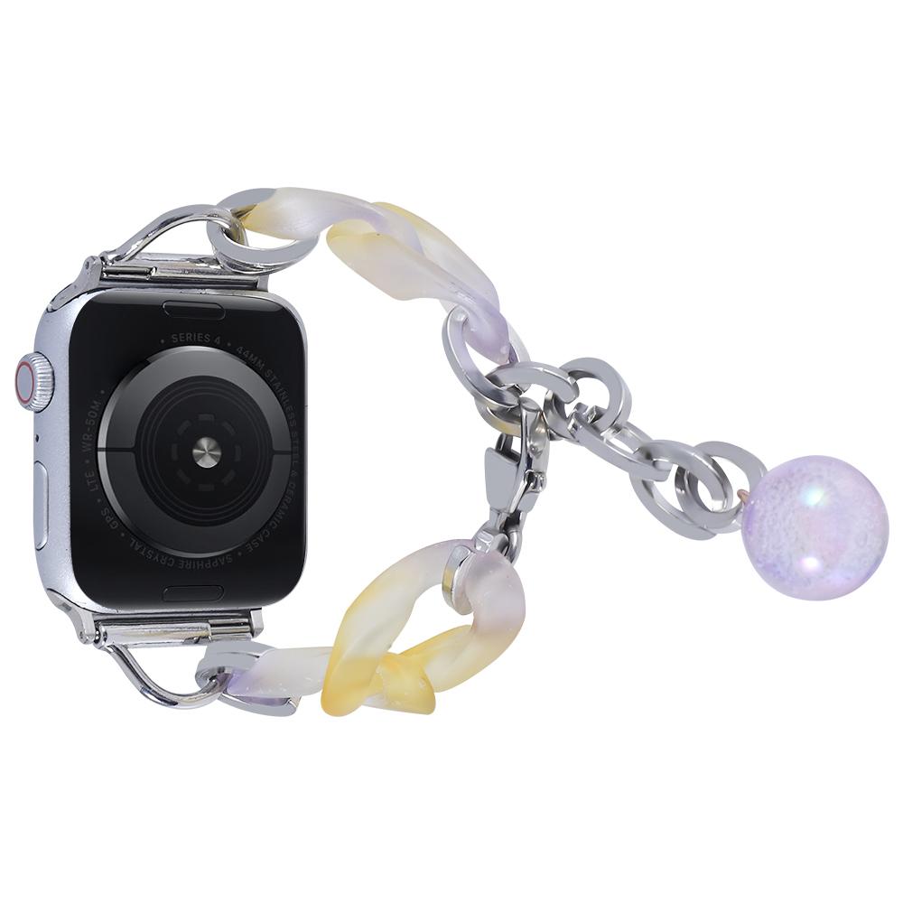 For Apple Watch Series 10 42mm/9 8 7 41mm/SE (2023) SE (2022) SE 6 5 4 40mm/3 2 1 38mm Resin Smart Watch Strap Purple
For Apple Watch Series 10 42mm/9 8 7 41mm/SE (2023) SE (2022) SE 6 5 4 40mm/3 2 1 38mm Resin Smart Watch Strap Purple