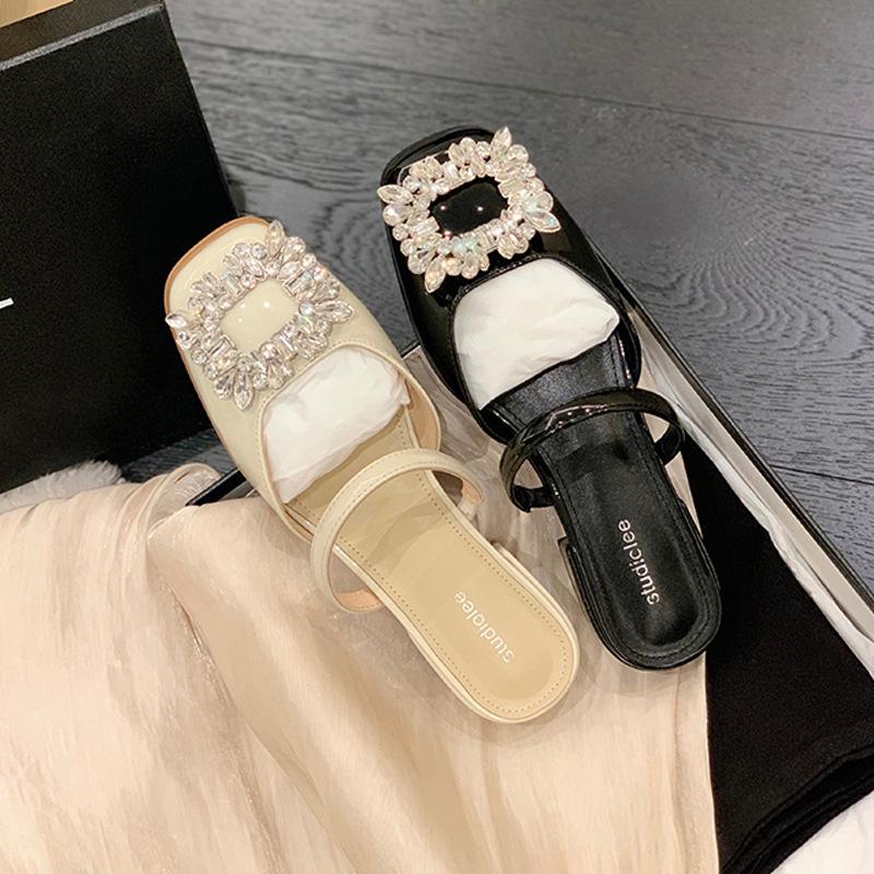2024 Summer Women s Rhinestone Square Buckle Chunky Heel Backless Sandals 36 чорний
2024 Summer Women s Rhinestone Square Buckle Chunky Heel Backless Sandals 36 чорний