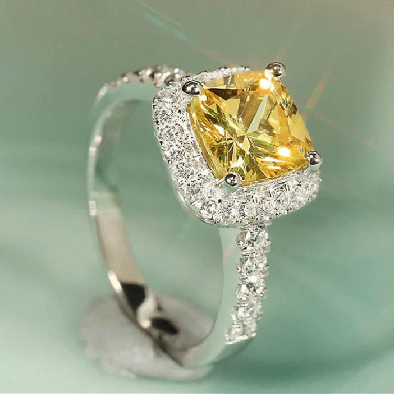 CAOSHI Graceful Wedding Ring Lady Bright Yellow Crystal Accessories for Women Fashion Aesthetic Jewelry for Engagement Party 6
CAOSHI Graceful Wedding Ring Lady Bright Yellow Crystal Accessories for Women Fashion Aesthetic Jewelry for Engagement Party 6