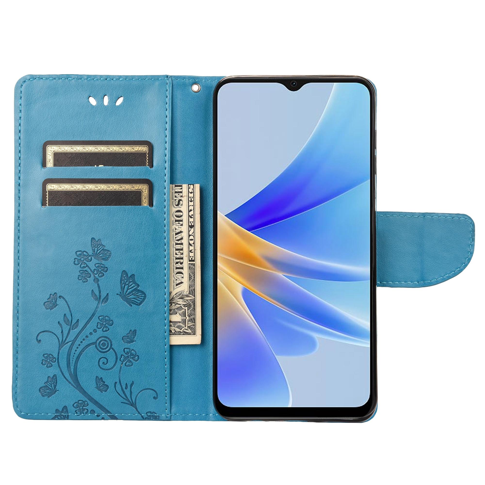 For Oppo A17 4G/A17k 4G Anti-drop Flower Butterfly Imprinted Protective Cover PU Leather Phone Wallet Stand Case Green
For Oppo A17 4G/A17k 4G Anti-drop Flower Butterfly Imprinted Protective Cover PU Leather Phone Wallet Stand Case Green