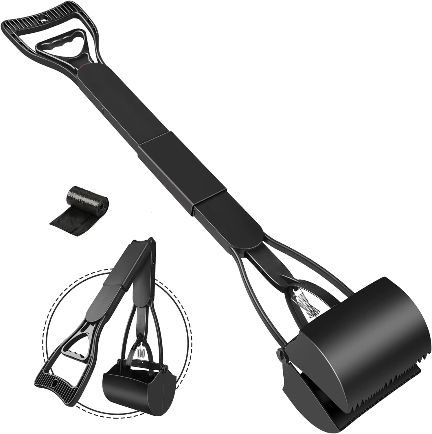 32 Pooper Scooper for Large Small Dogs, Long Handle Dog Poop Scooper with Waste Bags, Portable Dog Poop Pick Up Tool, Folding Poop Scoop for Yard, зелений
32 Pooper Scooper for Large Small Dogs, Long Handle Dog Poop Scooper with Waste Bags, Portable Dog Poop Pick Up Tool, Folding Poop Scoop for Yard, зелений