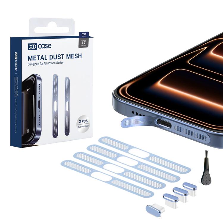 XDcase 4pcs Metal Dust Mesh Earpiece Dustproof Stickers with 4 Anti-Dust Plugs 1 Cleaning Brush For iPhone 17 Pro Max синий
XDcase 4pcs Metal Dust Mesh Earpiece Dustproof Stickers with 4 Anti-Dust Plugs 1 Cleaning Brush For iPhone 17 Pro Max синий