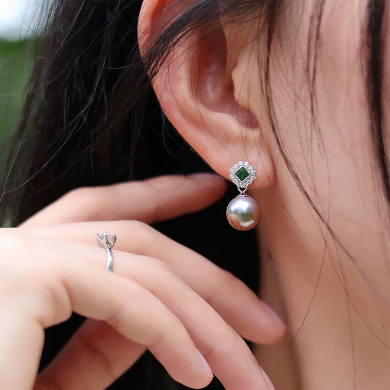 S925 Посеребренные серьги Французские классические круглые серьги с серым квадратным цирконом Polyma, изумрудные серьги с бриллиантами, серьги Shi Shi Pearl
S925 Посеребренные серьги Французские классические круглые серьги с серым квадратным цирконом Polyma, изумрудные серьги с бриллиантами, серьги Shi Shi Pearl