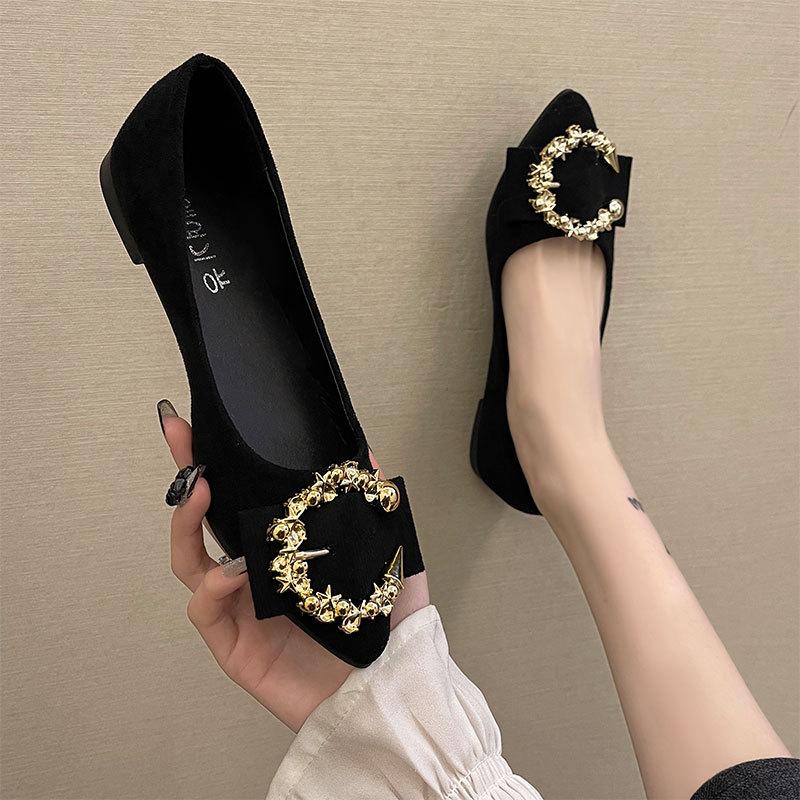 Flat-soled single shoes women s spring new one-pedal women s shoes pointed head shallow mouth lazy shoes soft-soled Doudou shoes 35
Flat-soled single shoes women s spring new one-pedal women s shoes pointed head shallow mouth lazy shoes soft-soled Doudou shoes 35