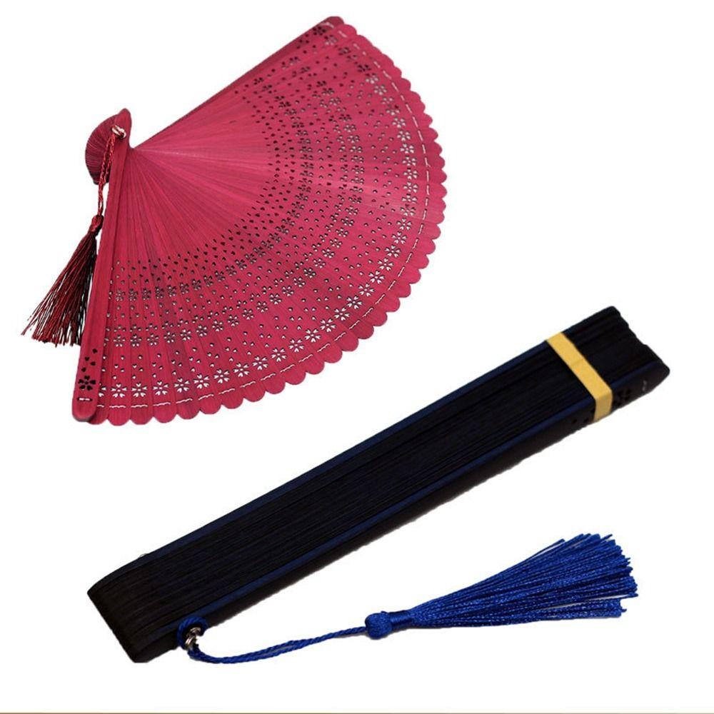Chinese Style Bamboo Folding Fan Handmade Dancing Fan Fashion Hollow Hand Fan Wedding Black-Style A
Chinese Style Bamboo Folding Fan Handmade Dancing Fan Fashion Hollow Hand Fan Wedding Black-Style A