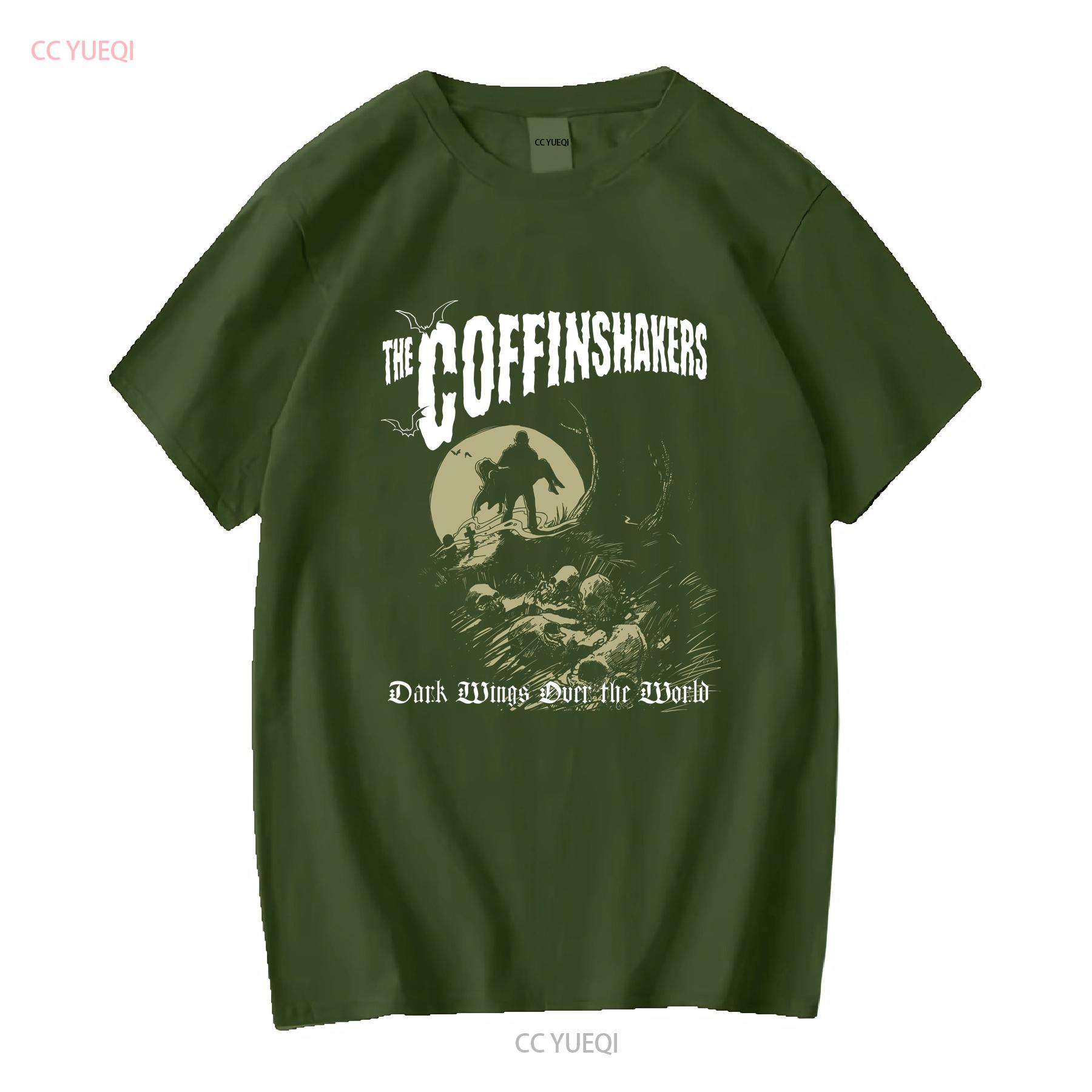 The Coffinshakers Dark Wings V2 Band poster album cover T shirt all sizes S 5XL vintage Washed Stylish homme fashion Stretched M
The Coffinshakers Dark Wings V2 Band poster album cover T shirt all sizes S 5XL vintage Washed Stylish homme fashion Stretched M