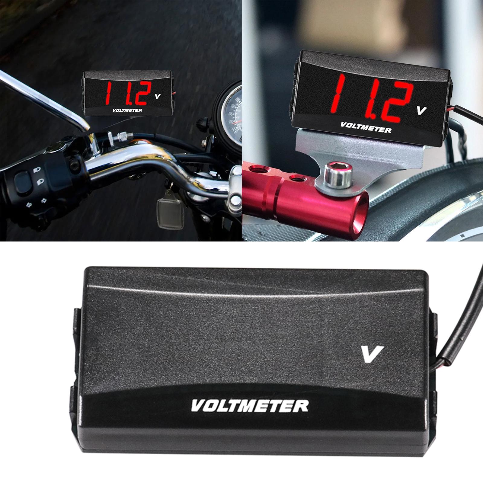 DC12-80V цифровой вольтметр для мотоцикла, водонепроницаемый вольтметр, монитор напряжения батареи
DC12-80V цифровой вольтметр для мотоцикла, водонепроницаемый вольтметр, монитор напряжения батареи