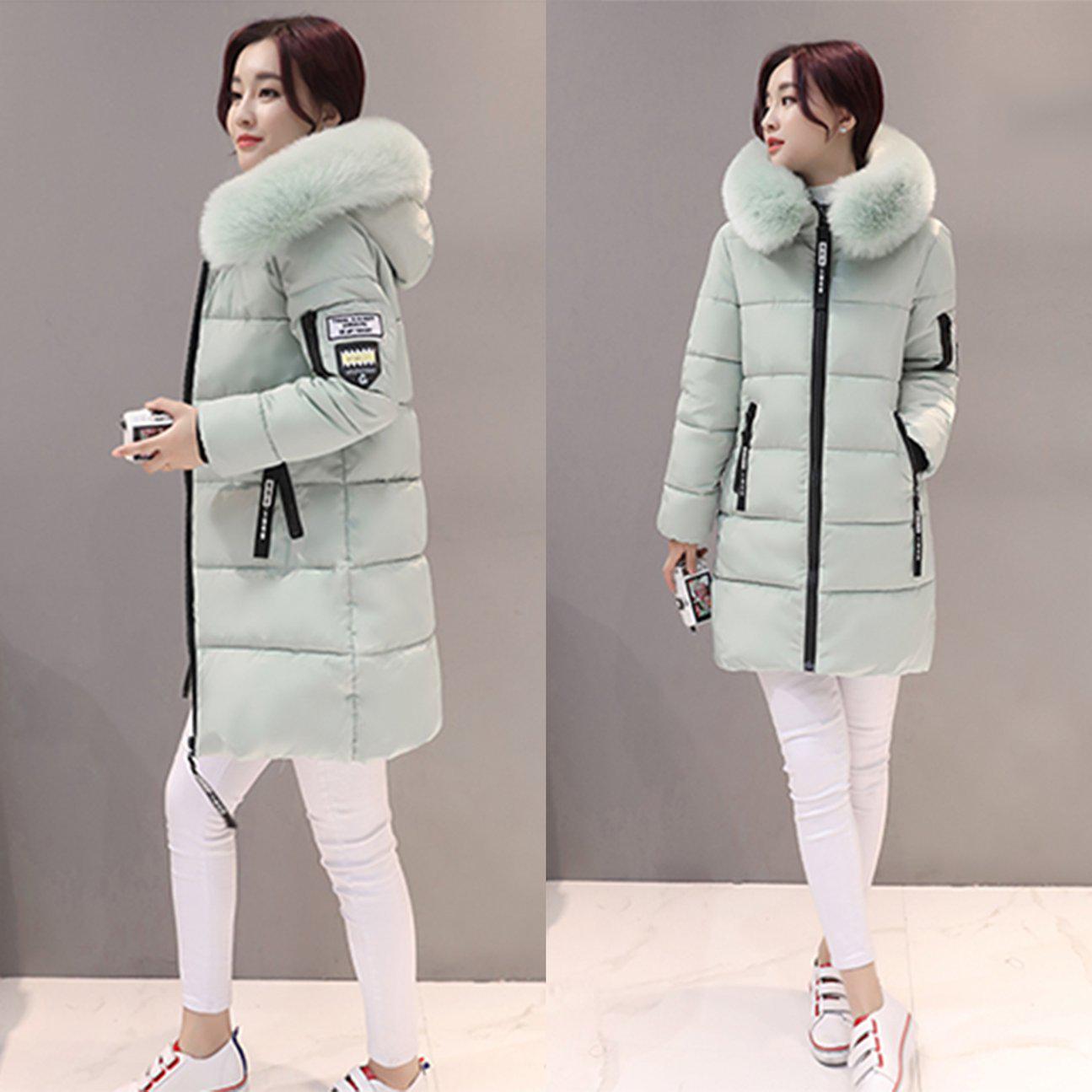 Модная женская длинная хлопковая парка с меховым воротником и капюшоном, зимняя теплая куртка 3XL
Модная женская длинная хлопковая парка с меховым воротником и капюшоном, зимняя теплая куртка 3XL