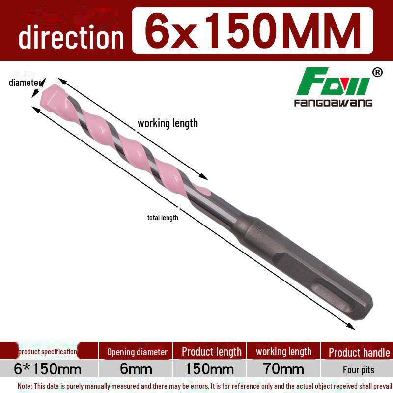 Fang Dawang Подовжене ударне свердло для бетону з круглим та квадратним хвостовиком
Fang Dawang Подовжене ударне свердло для бетону з круглим та квадратним хвостовиком