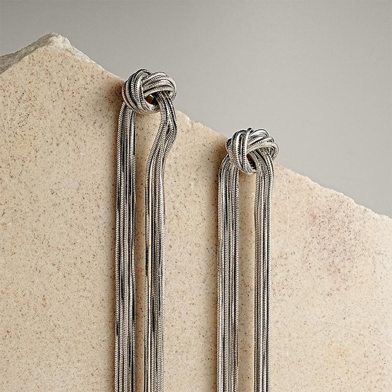 2025 Knotted Long Tassel Chain Earrings for Women Female Exaggerate Metal Handmade Earrings Luxury Wedding Daily Jewelry Gifts
2025 Knotted Long Tassel Chain Earrings for Women Female Exaggerate Metal Handmade Earrings Luxury Wedding Daily Jewelry Gifts