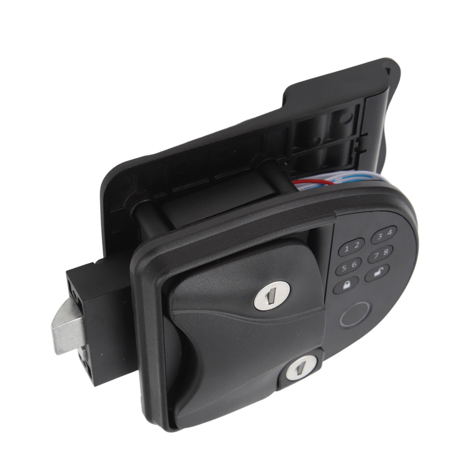 RV Keyless Entry Keypad Remote Control Door Digital Lock Latch Handle Deadbolt Set for Campers 5th Wheel Trailer
RV Keyless Entry Keypad Remote Control Door Digital Lock Latch Handle Deadbolt Set for Campers 5th Wheel Trailer