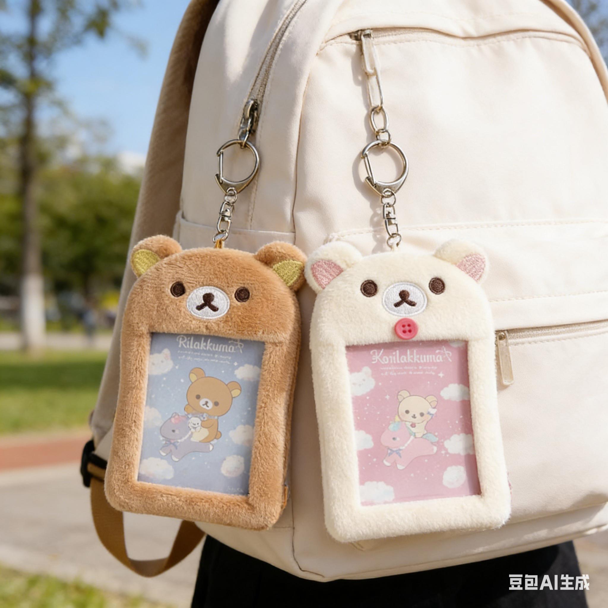 Rilakkuma Card Holder Photo Protective Case Cartoon Anime Plush Keychain Soft Keyring Bag Pendant Key Chain Accessory for Gifts
Rilakkuma Card Holder Photo Protective Case Cartoon Anime Plush Keychain Soft Keyring Bag Pendant Key Chain Accessory for Gifts