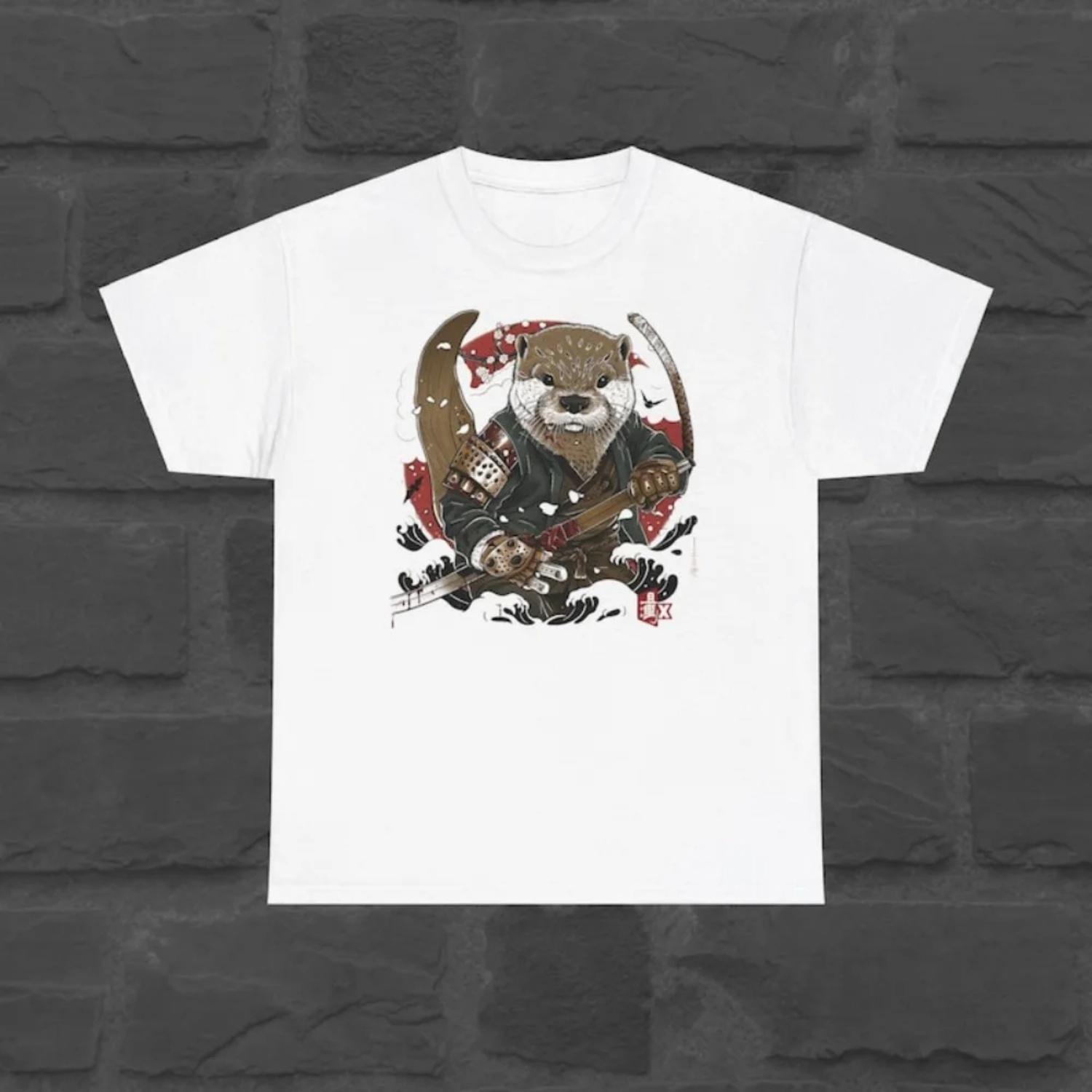 Japanese Samurai Otter T-Shirt Funny Unique Design Printed Tshirt Men Crewneck Cotton Short Sleeve Casual Summer Male Tee Tops S чёрный
Japanese Samurai Otter T-Shirt Funny Unique Design Printed Tshirt Men Crewneck Cotton Short Sleeve Casual Summer Male Tee Tops S чёрный