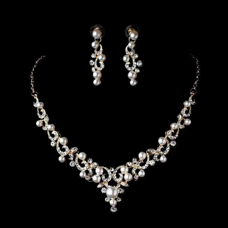 Элегантный европейский и американский свадебный набор ожерелий - Свадебные ювелирные аксессуары из двух частей
Элегантный европейский и американский свадебный набор ожерелий - Свадебные ювелирные аксессуары из двух частей