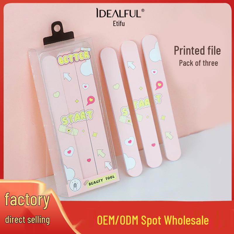 3-Piece Printed Nail File Set: Buffing, Sanding, Sponge Polishing & Removal Tools for Nail Art
3-Piece Printed Nail File Set: Buffing, Sanding, Sponge Polishing & Removal Tools for Nail Art