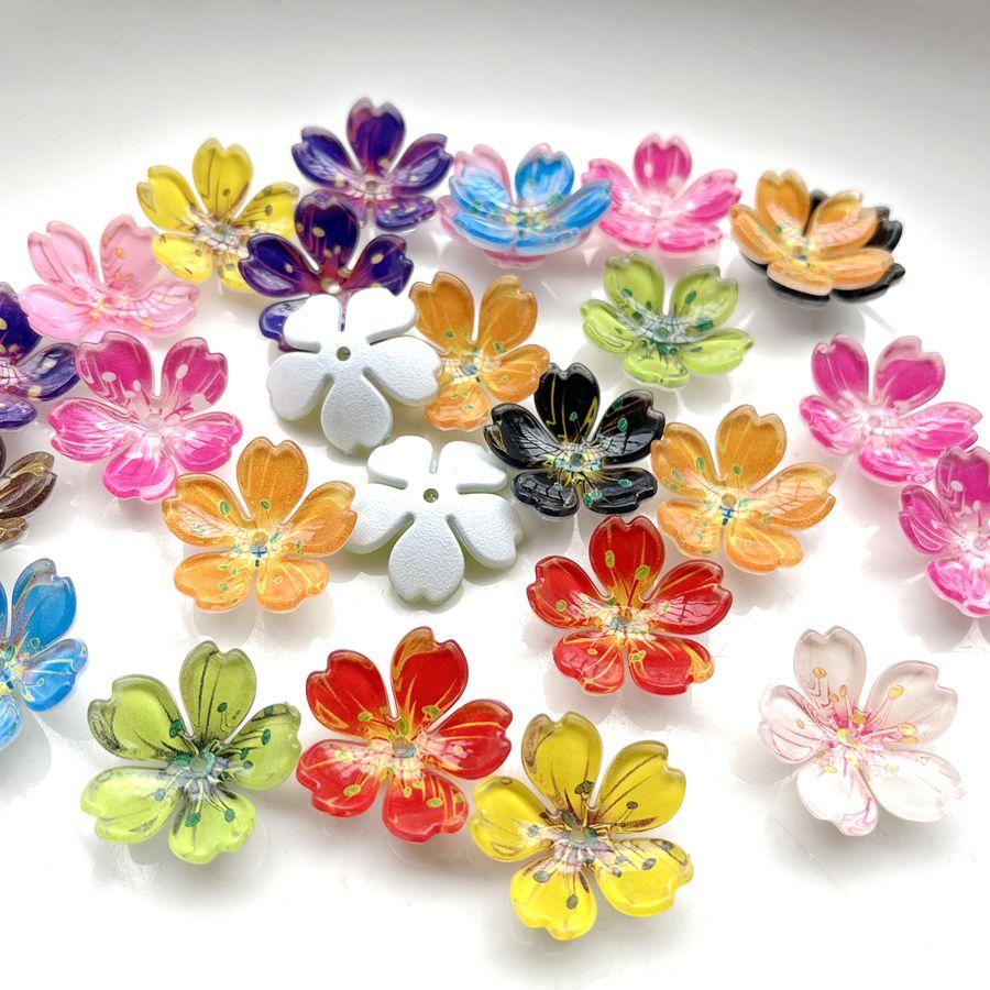 20 pieces of 25mm charming straight hole flower bead Rhinestone suitable for jewelry making DIY personalized decoration разноцветный
20 pieces of 25mm charming straight hole flower bead Rhinestone suitable for jewelry making DIY personalized decoration разноцветный