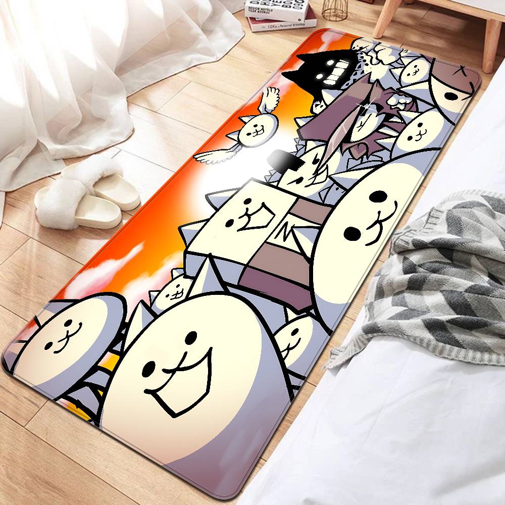 Cute Battle Cats Hallway Carpet Non-Slip Laundry Room Mat Laundry Decor Balcony Child Living Room Toilet Rug 40x60cm
Cute Battle Cats Hallway Carpet Non-Slip Laundry Room Mat Laundry Decor Balcony Child Living Room Toilet Rug 40x60cm
