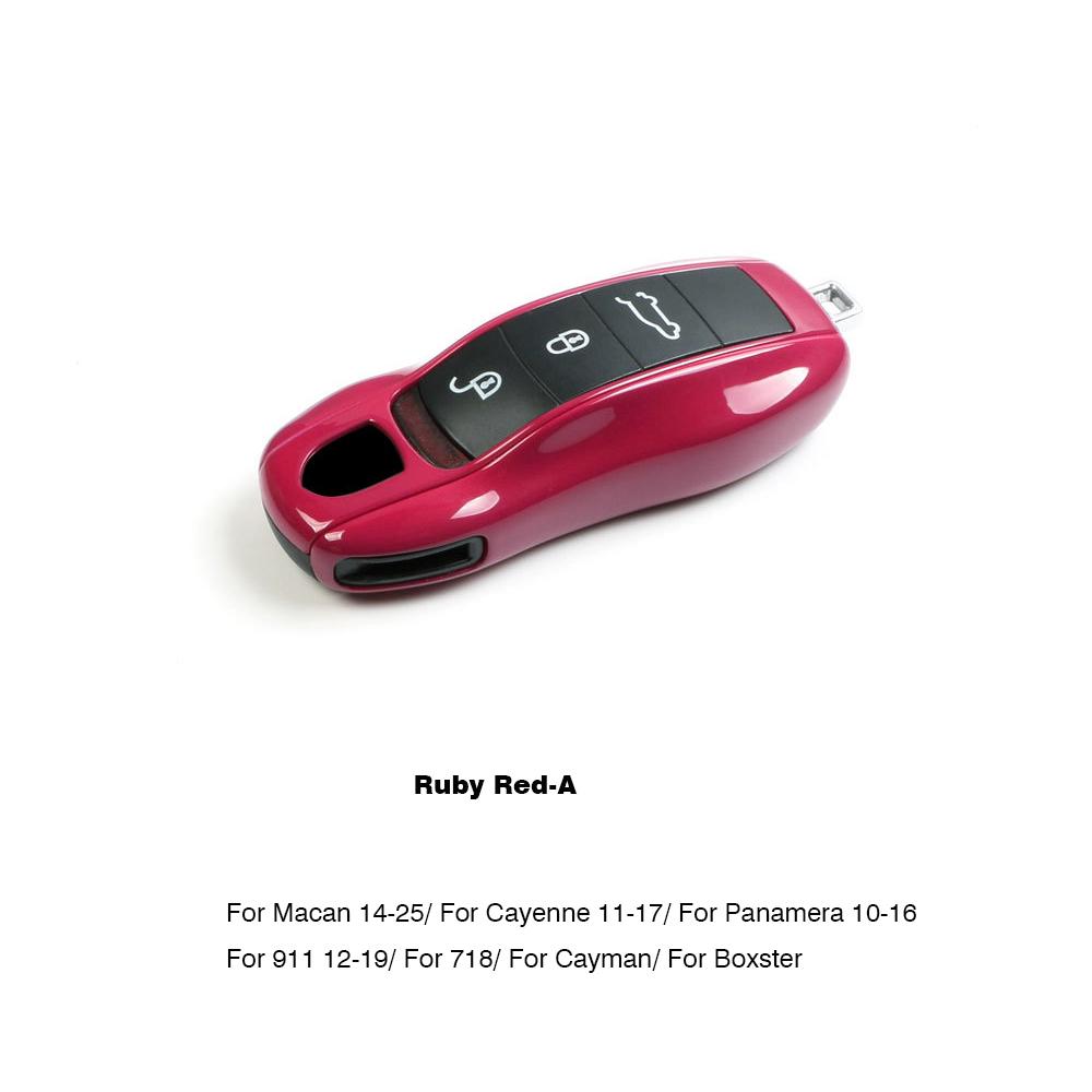 For Porsche Cayenne Mancan Panamera 911 718 Boxster Cayman Taycan Car Key Case ABS Solid Color Ruby Red Shell Replacemen
For Porsche Cayenne Mancan Panamera 911 718 Boxster Cayman Taycan Car Key Case ABS Solid Color Ruby Red Shell Replacemen