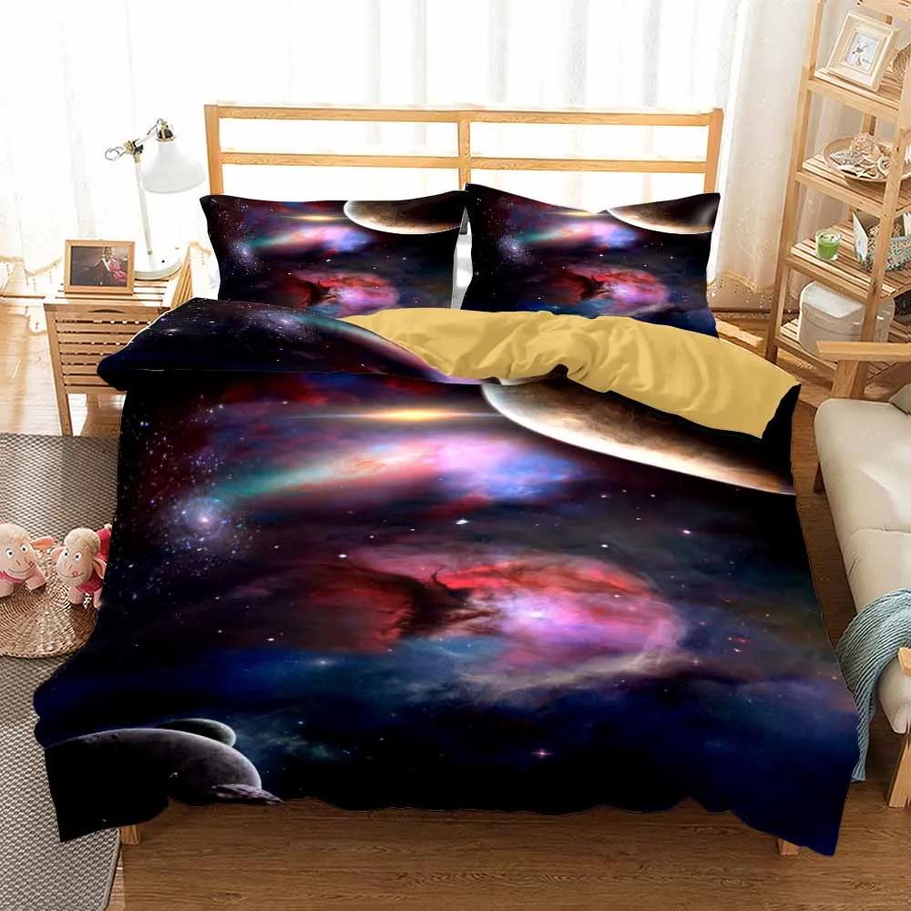 Синий Фиолетовый Зеленый Галактика Комплекты Пододеяльников Набор для Спальни Кинг Супер Мягкий Удобный Комплект Постельного Белья Звездное Небо 3 шт Ropa De Cama Дом EU single(135x200cm)
Синий Фиолетовый Зеленый Галактика Комплекты Пододеяльников Набор для Спальни Кинг Супер Мягкий Удобный Комплект Постельного Белья Звездное Небо 3 шт Ropa De Cama Дом EU single(135x200cm)