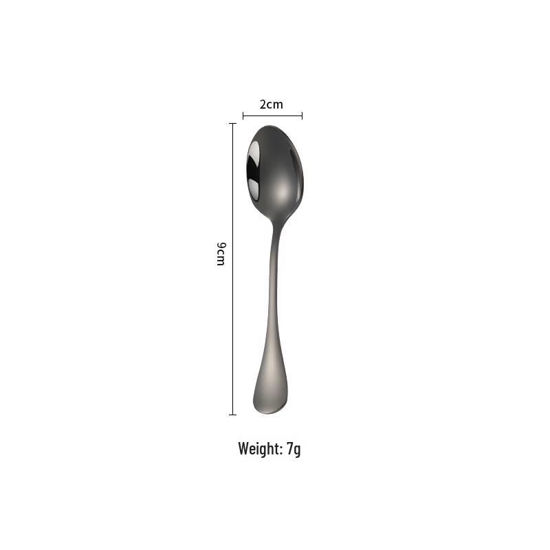 304 Stainless Steel Multi-use Spoons (Set of 10, Black)
304 Stainless Steel Multi-use Spoons (Set of 10, Black)