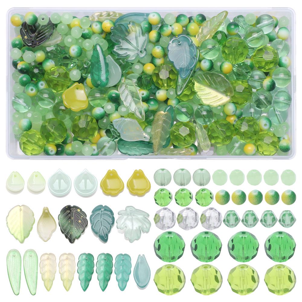 Colorful Small Leaf Petal Round Glass Bead Pendant DIY Kit Small Empty Box with Leaf Beads Assortment
Colorful Small Leaf Petal Round Glass Bead Pendant DIY Kit Small Empty Box with Leaf Beads Assortment