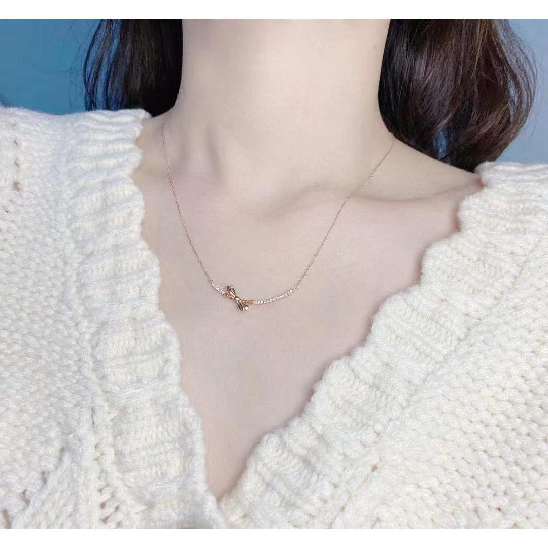 Цепочка-бант на ключицу, улыбающееся ожерелье, женский нишевый дизайн, чокер, темперамент, универсальный
Цепочка-бант на ключицу, улыбающееся ожерелье, женский нишевый дизайн, чокер, темперамент, универсальный