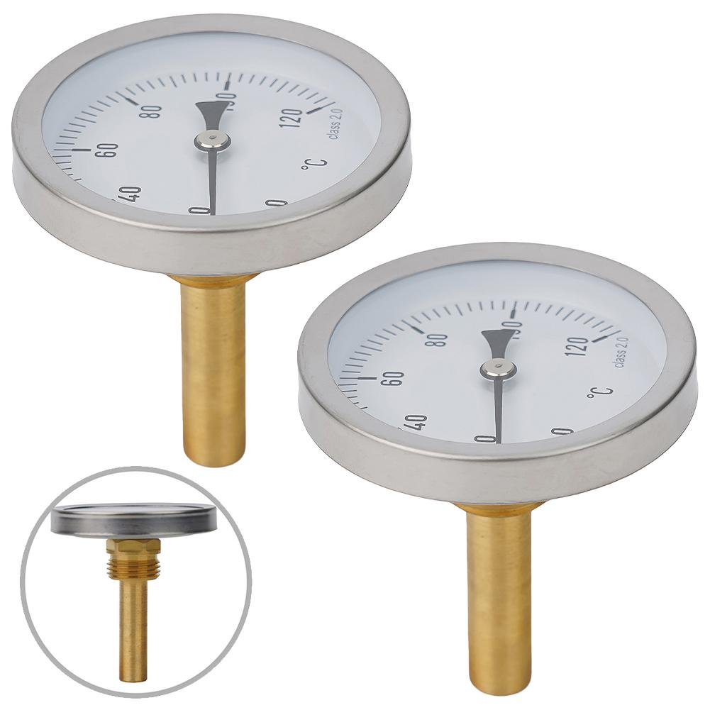 Boiler Thermometer Bimetal Thermometer Temperature Range 0-120 C 63mm Dial Diameter Analog Thermometer Brass Sleeve For Boilers China Mainland
Boiler Thermometer Bimetal Thermometer Temperature Range 0-120 C 63mm Dial Diameter Analog Thermometer Brass Sleeve For Boilers China Mainland