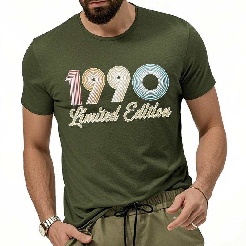 Plus Size Tshirt Soft For men O Neck t shirt Plus Size One Nine Nine Zero Limited Edition Retro For her Tshirt Quick Dry Shirt 4XL
Plus Size Tshirt Soft For men O Neck t shirt Plus Size One Nine Nine Zero Limited Edition Retro For her Tshirt Quick Dry Shirt 4XL