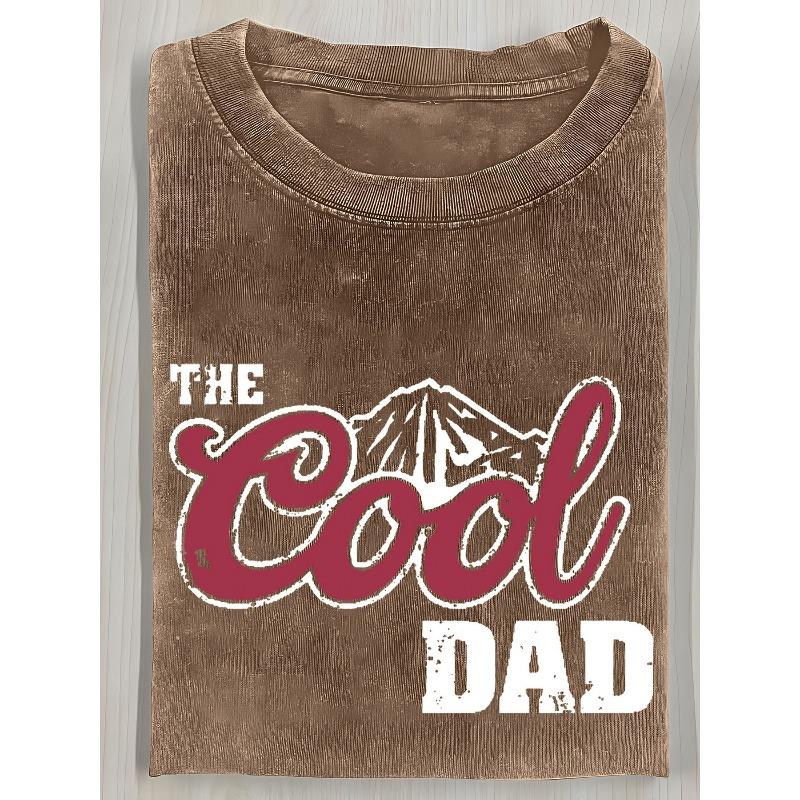 Men S Vintage Washed Batik T-Shirt The Cool Dad Mountain Graphic & Red Cursive Lettering, Casual Round Neck All-Season Fit, Ideal Father S Day Gift 5XL дубильна кора
Men S Vintage Washed Batik T-Shirt The Cool Dad Mountain Graphic & Red Cursive Lettering, Casual Round Neck All-Season Fit, Ideal Father S Day Gift 5XL дубильна кора