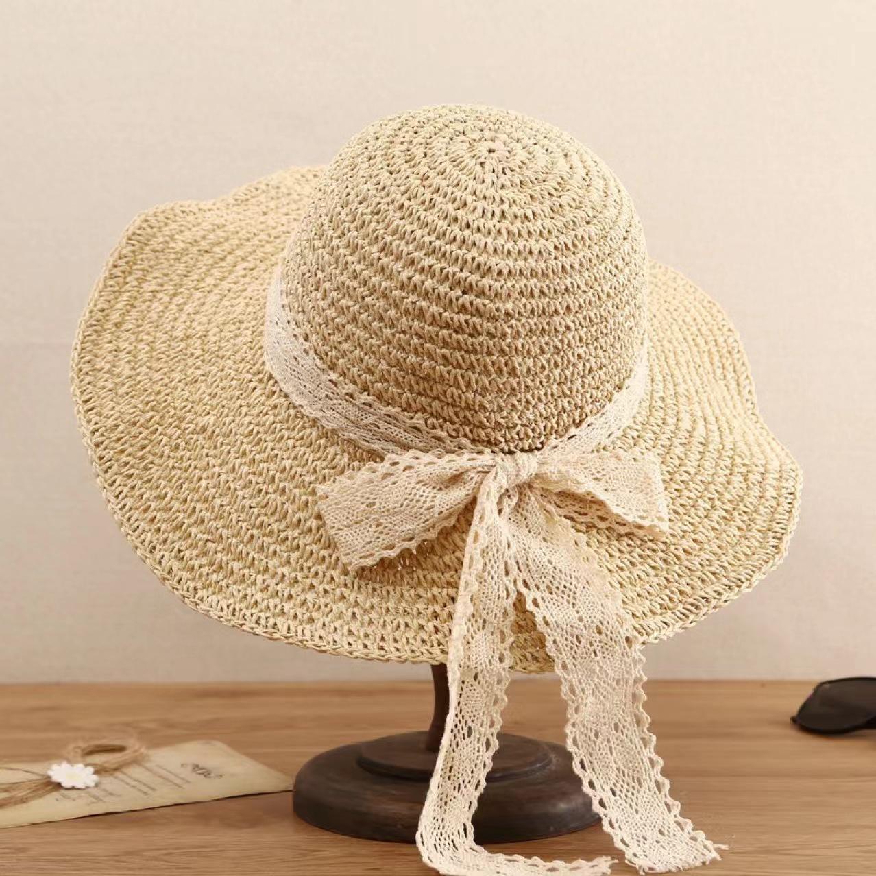 Straw hat women s summer lace-up beach hat small fresh vacation cool hat sun protection visor hat
Straw hat women s summer lace-up beach hat small fresh vacation cool hat sun protection visor hat