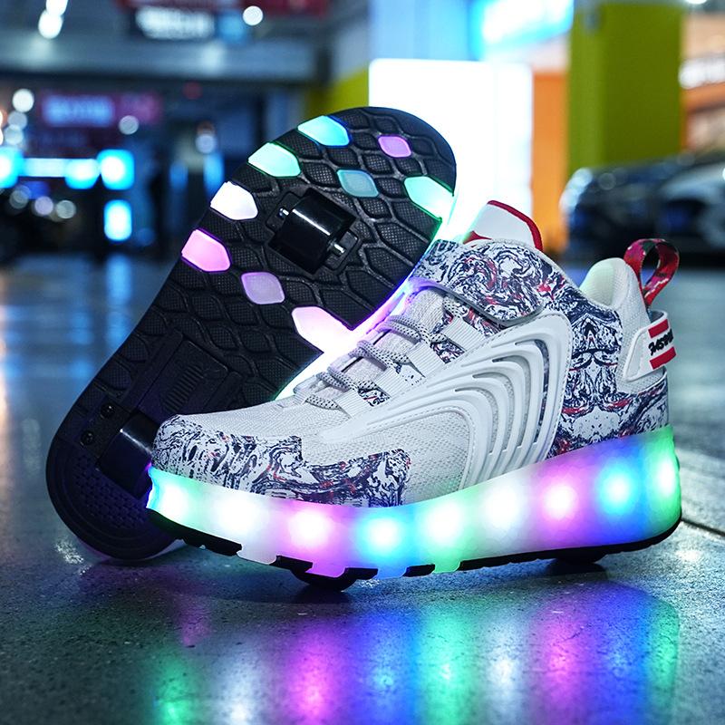 Runaway Shoes Boys Pulley Shoes Luminous Shoes LDE Lights Student Skates Outdoor Sneakers Children s Fashion 30
Runaway Shoes Boys Pulley Shoes Luminous Shoes LDE Lights Student Skates Outdoor Sneakers Children s Fashion 30