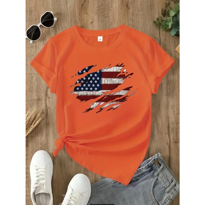 Women s chic letter printed T-shirt, comfortable, fashionable, casual short sleeved, round neck, daily wear top S
Women s chic letter printed T-shirt, comfortable, fashionable, casual short sleeved, round neck, daily wear top S