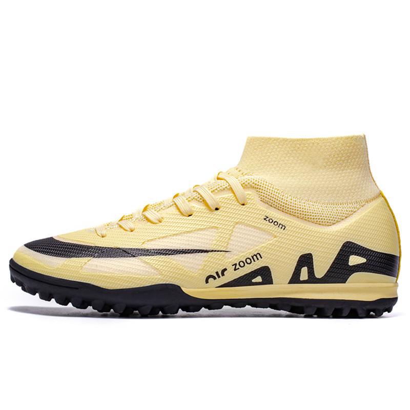 High-Top Football Shoes Fly-Woven Seamless Tf Broken Nails Artificial Turf Ag Nails Leather Feet Boys And Girls Student Training 45
High-Top Football Shoes Fly-Woven Seamless Tf Broken Nails Artificial Turf Ag Nails Leather Feet Boys And Girls Student Training 45