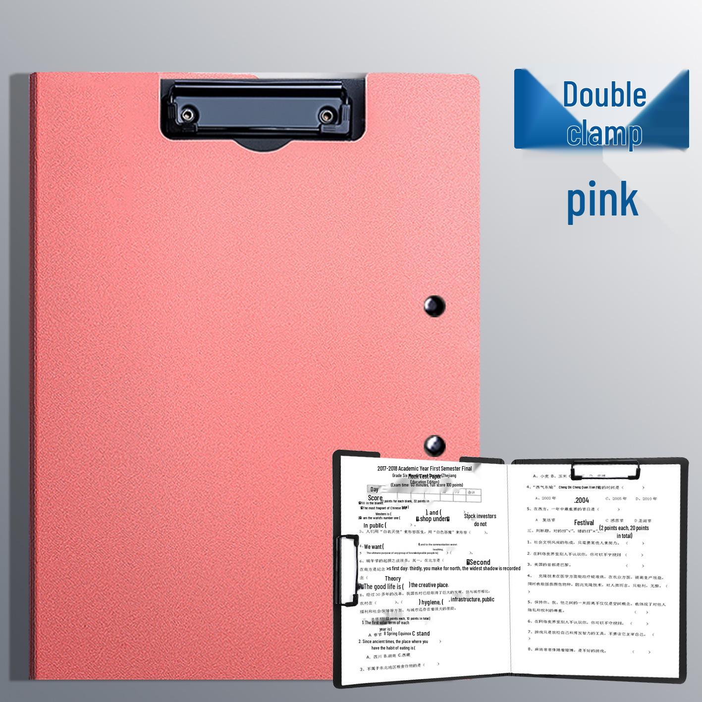 Вертикальна та горизонтальна папка-планшет формату А4 з подвійними затискачами для документів та тестових робіт
Вертикальна та горизонтальна папка-планшет формату А4 з подвійними затискачами для документів та тестових робіт