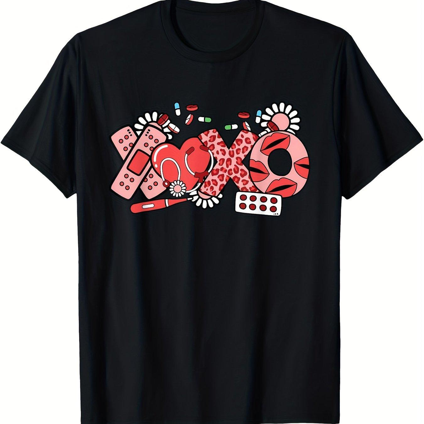 Nurse XOXO Valentine Medical Theme Graphic Tee Men Cotton Casual Short Sleeve Daily T-Shirt 4XL
Nurse XOXO Valentine Medical Theme Graphic Tee Men Cotton Casual Short Sleeve Daily T-Shirt 4XL