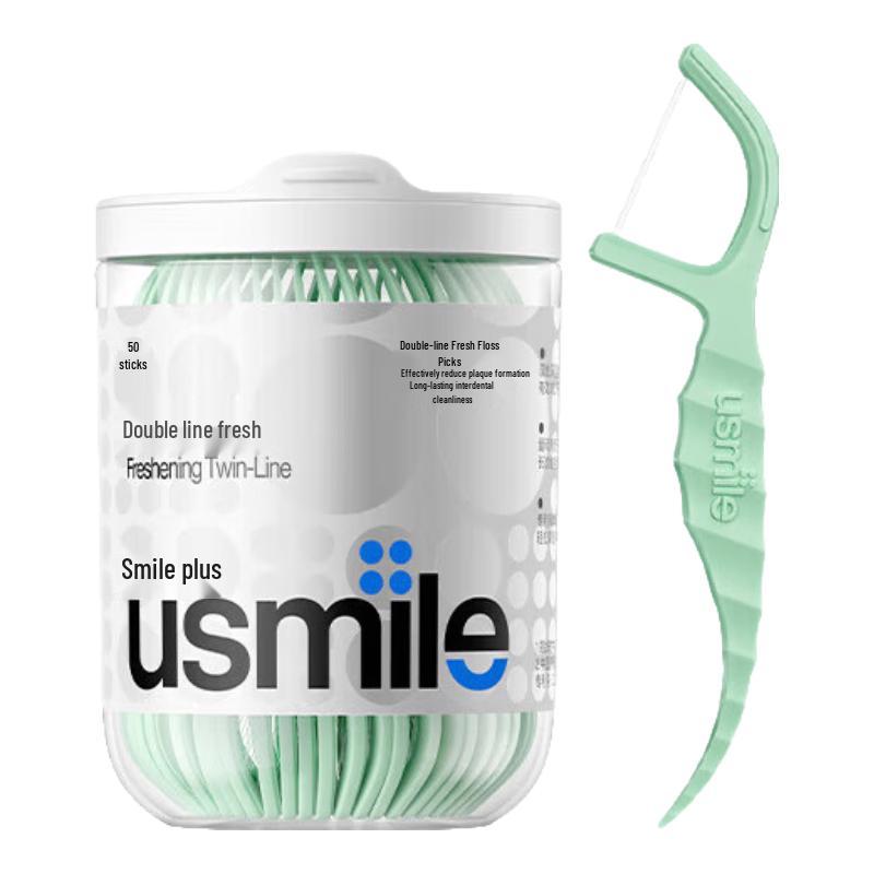 Usmile Double Line Dental Floss Picks
Usmile Double Line Dental Floss Picks
