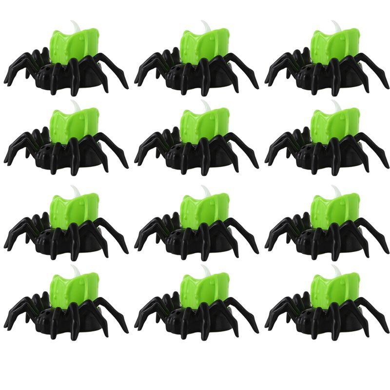 ABJI-LED Candle Light Spider Light For Home Bar Haunted House Halloween Decoration Horror Props зелений
ABJI-LED Candle Light Spider Light For Home Bar Haunted House Halloween Decoration Horror Props зелений